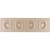 Viervoudig Glazen Stopcontact Goud Set Viervoudig Afdekraam En 4 X Stopcontact
