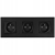 Drievoudig Stopcontact Zwart Set PCV Drievoudig Afdekraam En 3 X Stopcontact