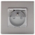 Stopcontact Met Klep En Aardpen Grijs Set Met Afdekraam PVC MIUUN
