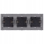 Drievoudig Schuko-Stopcontact Wit PVC-Afdekraam Drievoudig En 3 X Stopcontact
