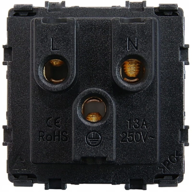 Module Universeel Stopcontact PL UK US EU Elektrisch Grijs Voor Afdekramen MIUUN