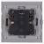 Dubbel Stopcontact Goud Met Aardpen Set Met PVC-Afdekraam MIUUN