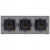 Drievoudig Glazen Stopcontact Wit Set Drievoudig Afdekraam En 3 X Enkel Stopcontact MIUUN