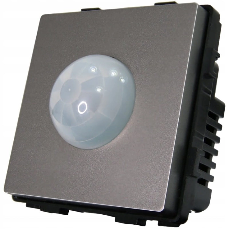 PIR-Bewegingsmelder Met Schemerschakelaar Grijs Set Met Afdekraam PVC MIUUN