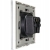 Stopcontact Met Aardpen Enkel Wit Glas