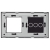 Afdekraam Touchpaneel Tweevoudig 3+S Glas Zwart