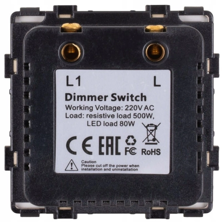 Module Schakelaar Draaibare Lichtdimmer Goud Voor Afdekramen MIUUN