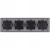 Viervoudig Stopcontact Grijs Met Aardpen Set PVC Viervoudig Afdekraam 4 X Dubbel Stopcontact MIUUN
