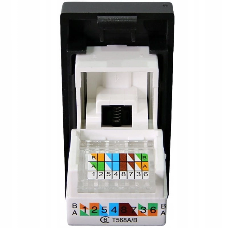 Module RJ45-Netwerkaansluiting Kat 6 Zwart MIUUN