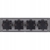 Viervoudig Glazen Stopcontact Zwart Set Viervoudig Afdekraam 4 X Dubbel Stopcontact MIUUN