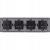 Viervoudig Stopcontact Zwart Aardpen Set PVC Viervoudig Afdekraam 4 X Stopcontact