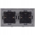 Dubbel Glazen Stopcontact Wit Set Tweevoudig Afdekraam En 2 X Dubbel Stopcontact MIUUN