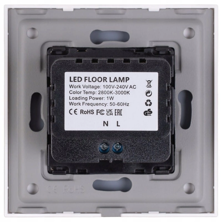 LED-Lamp Voor Vloer Trap En Wand Goud Set Met PVC-Afdekraam MIUUN