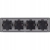 Viervoudig Stopcontact Zwart Set PVC Viervoudig Afdekraam 4 X Dubbel Stopcontact MIUUN