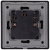 Dubbel Schuko-Stopcontact Grijs Met Randaarde Zonder Aardpen Set Met PVC-Afdekraam MIUUN