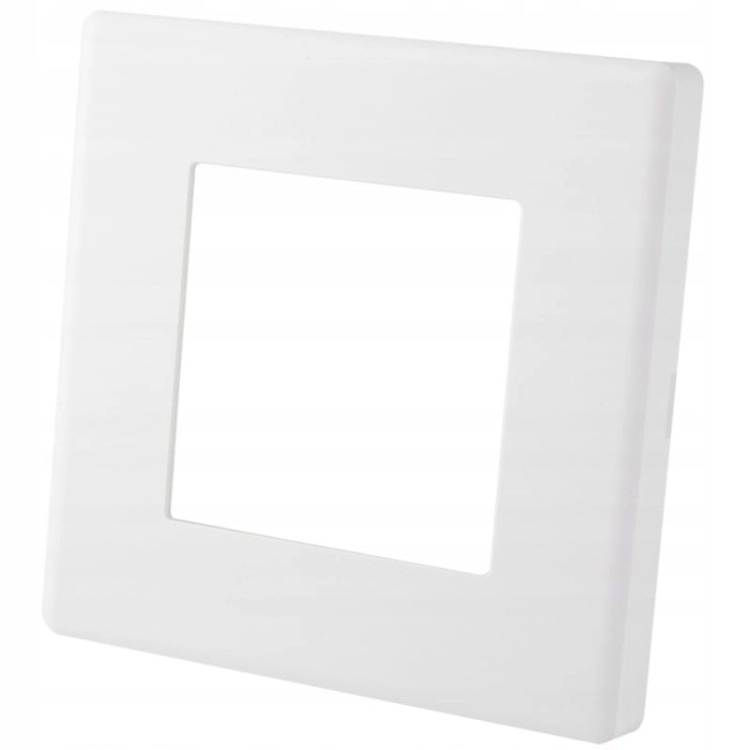 Dubbele Wandschakelaar Wit Set Met PVC-Afdekraam