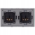 Dubbel Glazen Stopcontact Wit Set Tweevoudig Afdekraam En 2 X Enkel Stopcontact MIUUN