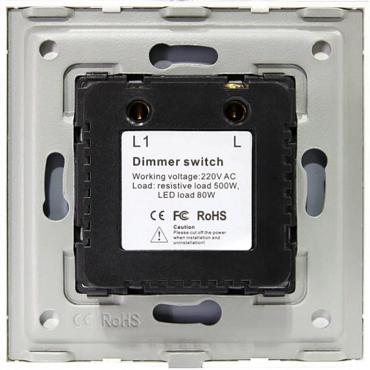 Schakelaar Glas Lichtdimmer Draaibaar
