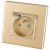 Stopcontact Goud Met Klep En Aarding Set Met PVC-Afdekraam MIUUN