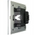 Dubbel Stopcontact Glas Wit Met Aardpen