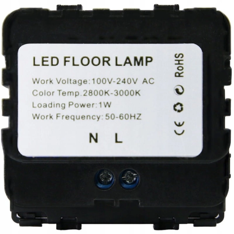 LED-Lamp Vloer Trap Wand Wit Set Met PVC-Afdekraam MIUUN