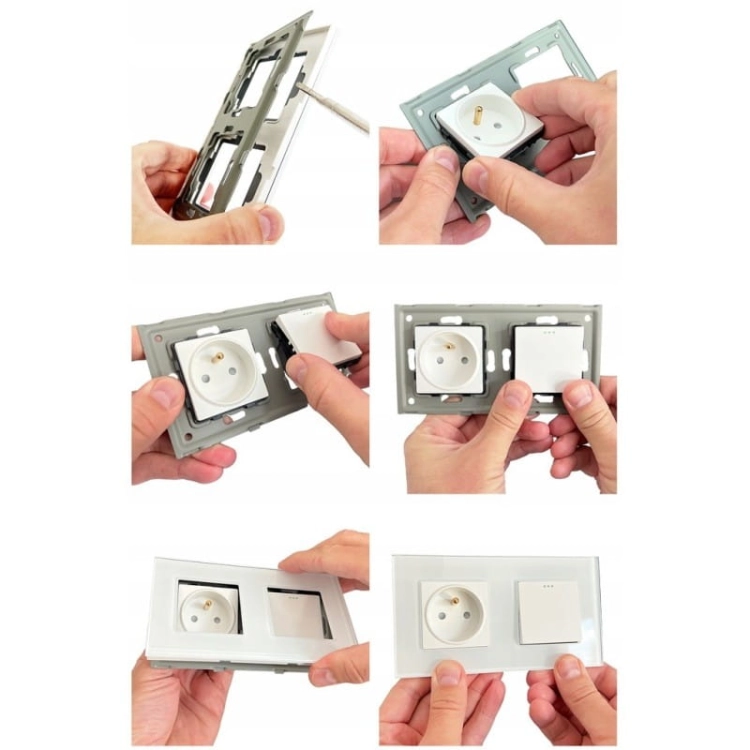 Aluminium Afdekraam Tweevoudig Zilver Voor Modules MIUUN