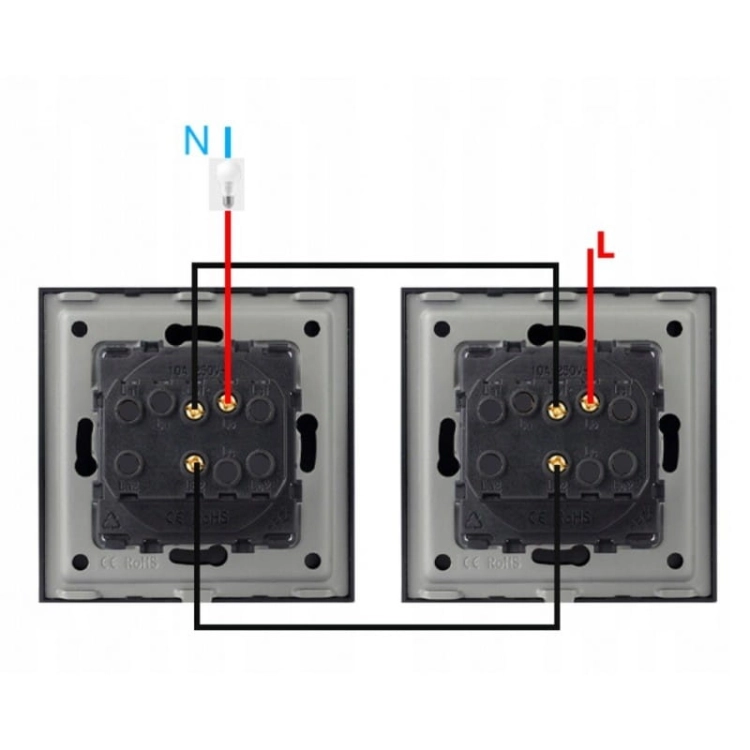 Module Wisselschakelaar Enkel Wit MIUUN