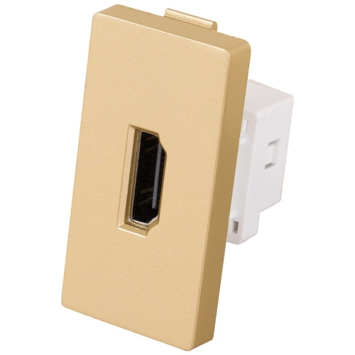 Module HDMI-Aansluiting Goud Voor Afdekramen MIUUN