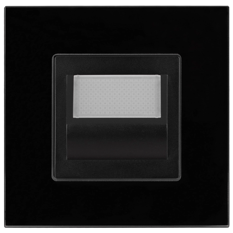 LED-Traplamp Warm 1W Glas Zwart MIUUN
