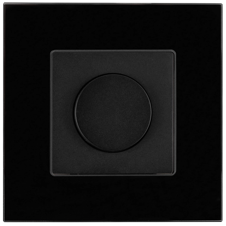 Mechanische Lichtdimmer Glas Zwart MIUUN