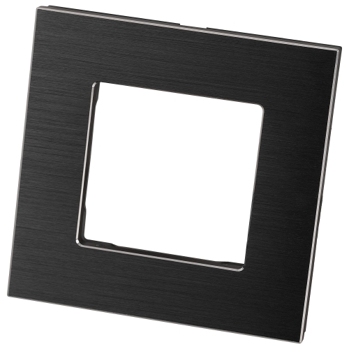Aluminium Enkelvoudig Afdekraam Zwart Voor Modules MIUUN