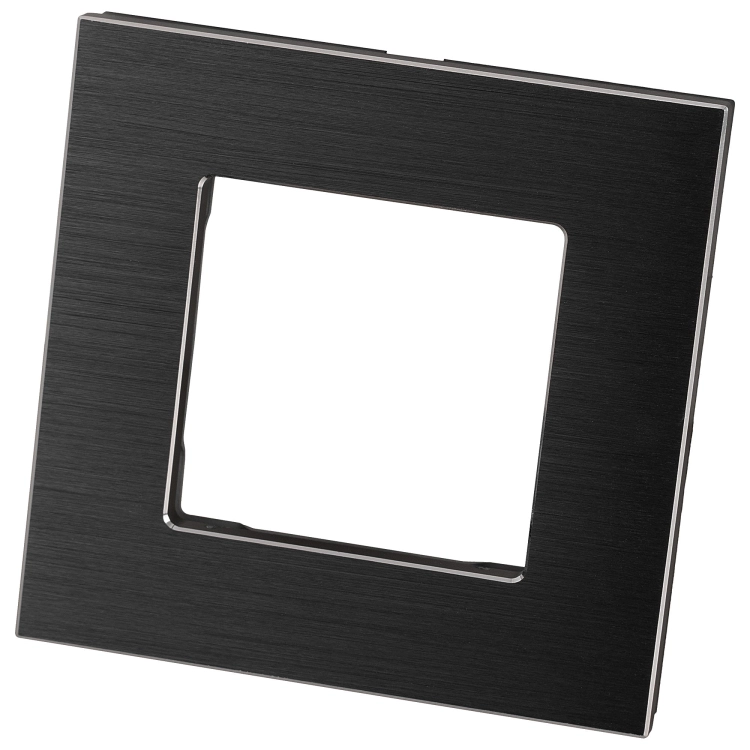 Aluminium Enkelvoudig Afdekraam Zwart Voor Modules MIUUN