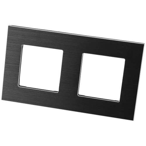 Aluminium Tweevoudig Afdekraam Zwart Voor Modules MIUUN