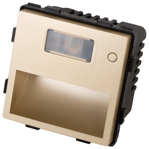 Module Wand-Traplamp Met Bewegingsmelder Goud Voor Afdekramen MIUUN