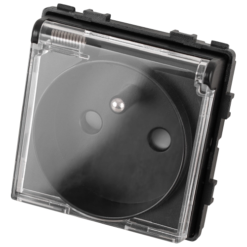 Module Badkamerstopcontact Met Klep Voor Afdekramen MIUUN