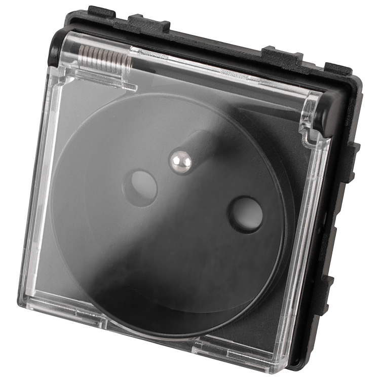 Module Badkamerstopcontact Met Klep Voor Afdekramen MIUUN