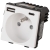 Module Stopcontact Met Aardpen Wit + Dubbele USB A+C-Lader 20W Voor Afdekramen MIUUN