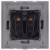Stopcontact Goud Schuko Met Aarding Set Met Afdekraam MIUUN