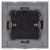 Dubbel Stopcontact Goud Schuko Set Met Glazen Afdekraam MIUUN
