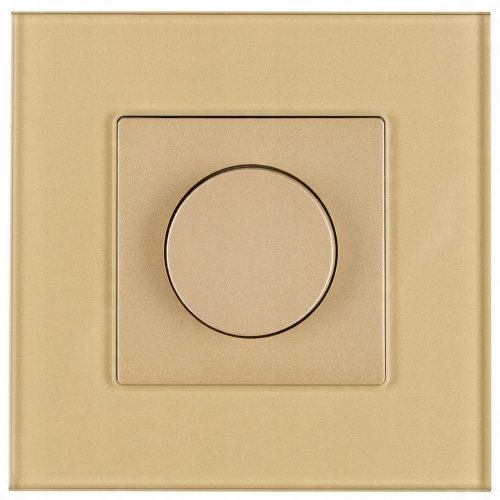 Draaiknopdimmer Voor Licht Goud Set Met Afdekraam MIUUN