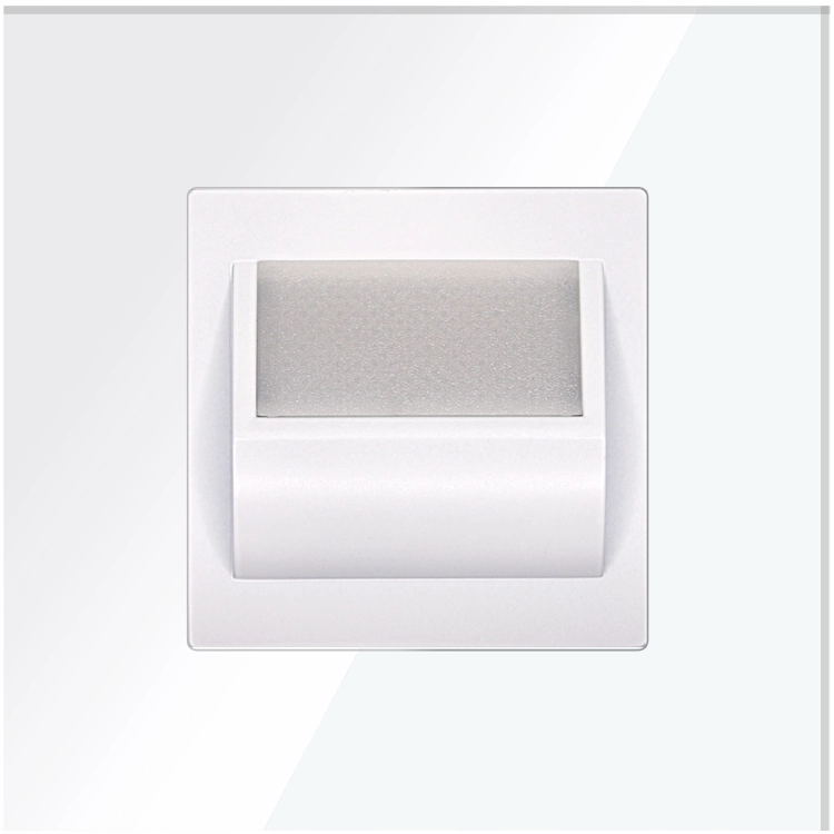 LED-Vloer-Trap-Wandlamp Wit Set Met Glazen Afdekraam MIUUN