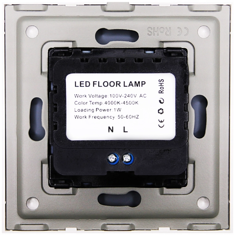 LED-Vloer-Trap-Wandlamp Wit Set Met Glazen Afdekraam MIUUN