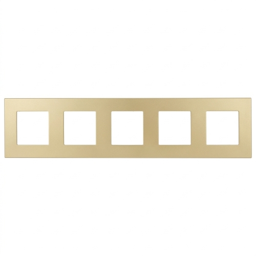 Kunststof Afdekraam LINEA Vijfvoudig Goud Verticaal Horizontaal Voor Modules MIUUN
