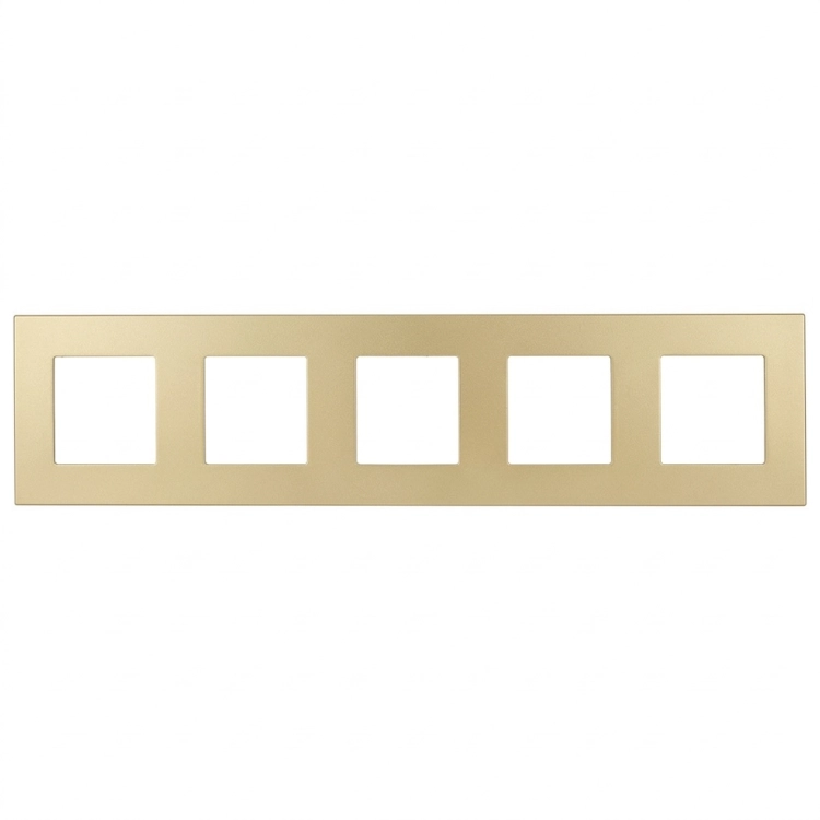 Kunststof Afdekraam LINEA Vijfvoudig Goud Verticaal Horizontaal Voor Modules MIUUN