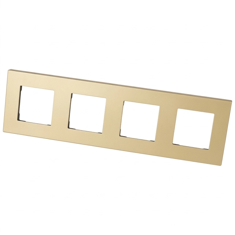 Kunststof Afdekraam LINEA Viervoudig Goud Verticaal Horizontaal Voor Modules MIUUN