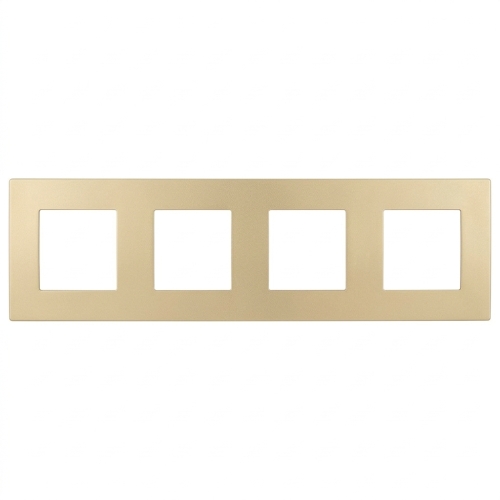 Kunststof Afdekraam LINEA Viervoudig Goud Verticaal Horizontaal Voor Modules MIUUN
