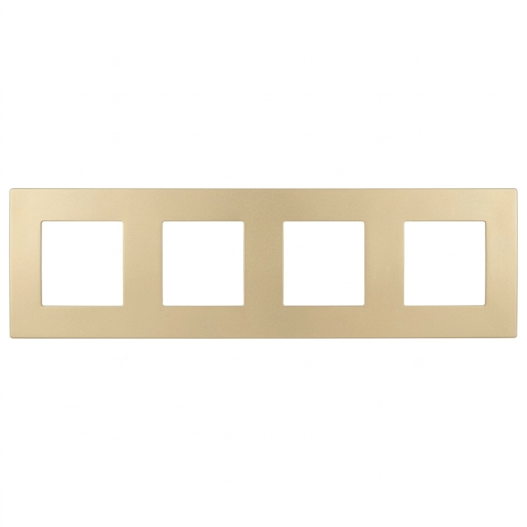 Kunststof Afdekraam LINEA Viervoudig Goud Verticaal Horizontaal Voor Modules MIUUN