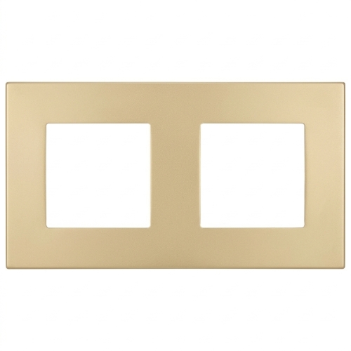 Kunststof Afdekraam LINEA Tweevoudig Goud Verticaal Horizontaal Voor Modules MIUUN