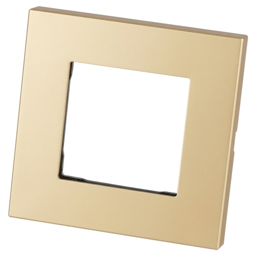 Kunststof Afdekraam LINEA Enkelvoudig Goud Verticaal Horizontaal Voor Modules MIUUN