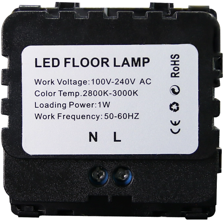 LED Vloer-Trapverlichting Set Met Glazen Afdekraam Hoogglans Zwart MIUUN